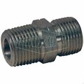 Dixon Hydraulic Adapter, 1-11-1/2 x 1-11 Nominal, Male NPTF x Male BSPP, Carbon Steel, Domestic B3401-16-16